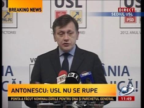 Crin Antonescu, despre koabitare: Pe această chestiune, mă despart fundamental de Victor Ponta