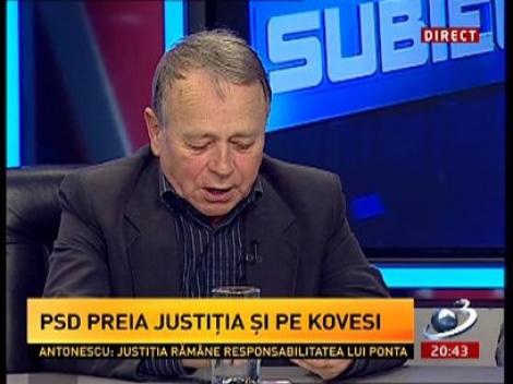 Costin Georgescu, fost director SRI: Justiţia trebuie depolitizată complet!