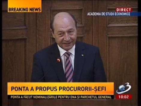 Vezi aici discursul lui Traian Băsescu la aniversarea ASE