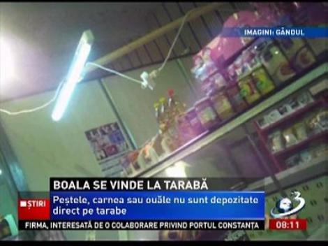 Românii îşi cumpără boala de la tarabă. Oamenii iau carne, ouă şi lactate dintr-un complex care trebuia închis acum 6 ani
