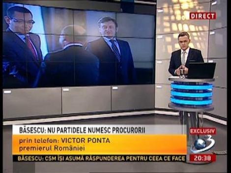 Subiectiv: Ponta, în exclusivitate despre declaraţia lui Traian Băsescu