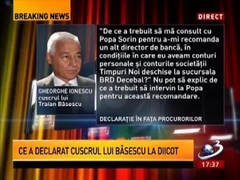 Declaraţia cuscrului preşedintelui, în exclusivitate la 100 de Minute