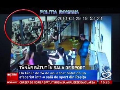 Un afacerist din Reşiţa a snopit în bătaie un tânăr de 24 de ani