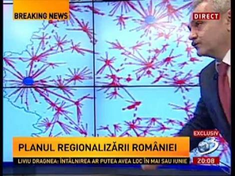 Planul regionalizării României, în premieră națională