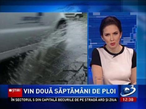 Prognoza meteo pe 2 săptămâni! Nu scăpăm de ploi
