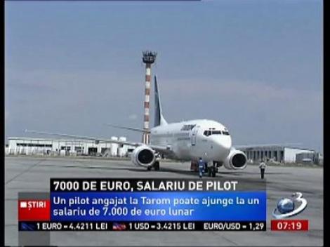 Ce salarii au stewardesele şi piloţii de la Tarom. "Un câştig lunar de 7.000 de euro este normal"