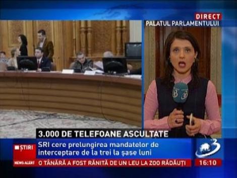 3.000 de telefoane ascultate