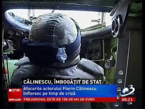 Actorul Florin Călinescu se bucură de afaceri înfloritoare... cu statul. Unul din contracte e de 1,4 milioane de euro