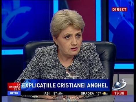 Cristiana Anghel: Nu stau ilegal în cămin. Aş fi înţeles să se isterizeze dacă ocupam o casă a RA-APPS-ului