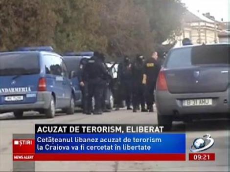 Cetățeanul libanez care a fost arestat la Craiova sub acuzația de terorism a fost eliberat