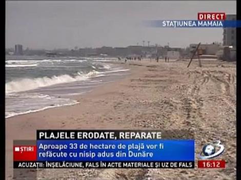 Plajele erodate de pe litoralul românesc, reparate de japonezi şi olandezi