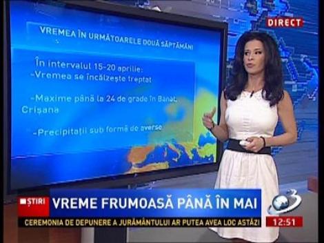 Află cum va fi vremea în următoarele două săptămâni