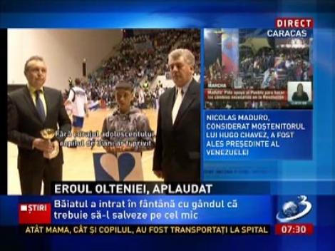 Eroul de 14 ani care a salvat un copil de 3 ani dintr-un puţ, desemnat cel mai curajos oltean