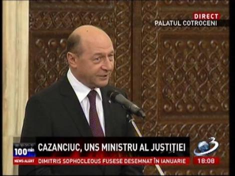 Traian Băsescu a semnat decretul pentru numirea lui Robert Cazanciuc în funcţia de ministru al Justiţiei