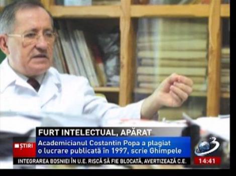 Academicianul Constantin Popa a scăpat basma curată, după ce a fost acuzat de plagiat