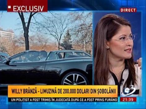 Oana Stancu, despre contractele pe care le-a avut William Brânză cu statul