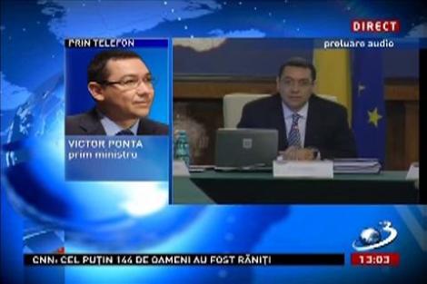 Ponta: Îmi exprim compasiunea şi solidaritatea faţă de victimele de la Boston