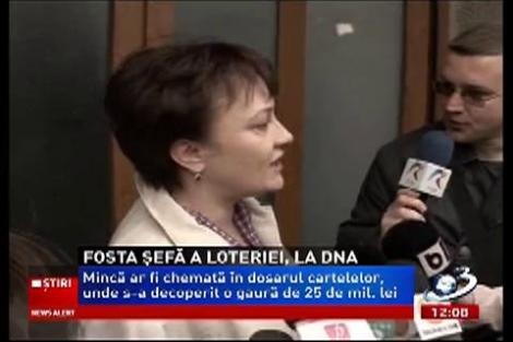 Fosta şefă a Loteriei Române, audiată la DNA