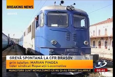 Grevă spontană la CFR Braşov