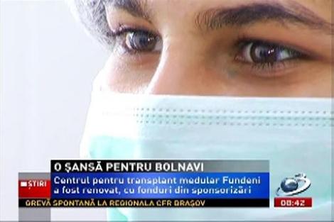 Centrul pentru transplant medular Fundeni, renovat cu fonduri din sponsorizări