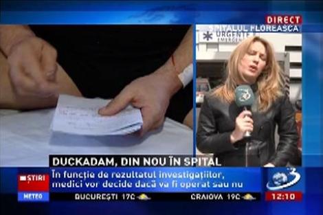 Helmuth Duckadam, din nou la spital