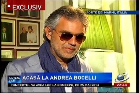 Andrea Bocelli: Ca să fii fericit, important este să fii iubit!
