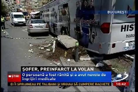 Un şofer RATB a făcut preinfarct la volan