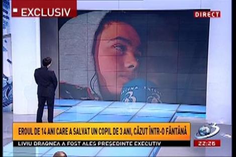 Sinteza Zilei: Mihai Gâdea i-a dăruit un laptop micuţului erou din Segarcea