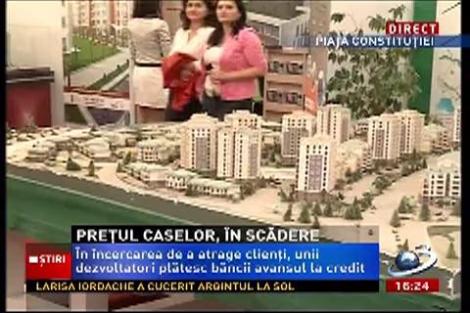 Preţul caselor, în scădere