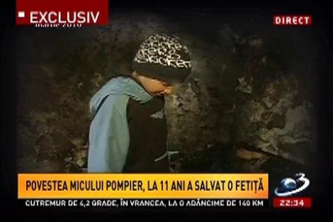 Sinteza Zilei: Povestea micuţului pompier, care la 11 ani a salvat o fetiţă