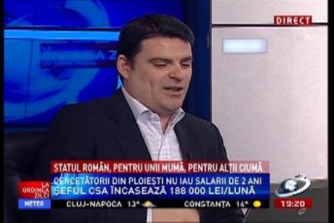 Radu Tudor, despre salariile uriaşe de la stat: Pentru astfel de venituri au izbucnit mişcări de stradă în Grecia!