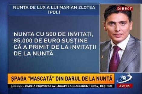 Peste 85.000 euro, "dar de nuntă". Aşa explică fostul şef al ANSVSA suma reclamată de ANI