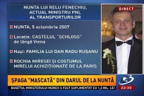 Fenechiu, nuntă la castelul Schloss de lângă Viena