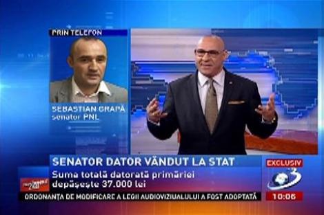 Senatorul PNL, Sebastian Grapă a fost executat silit din cauza datoriilor pe care le are la Primăria Făgăraş