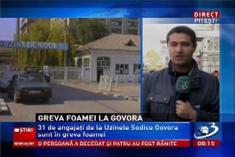 31 de angajaţi de la Uzinele Sodice Govora sunt în greva foamei