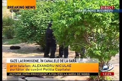 Purtătorul de cuvânt al Poliţiei Capitalei, despre acţiunea autorităţilor de a scoate oamenii străzii din canalele din gara de Nord