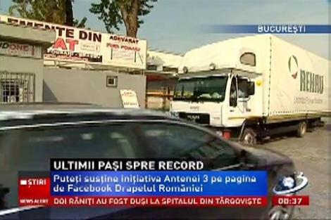 Cel mai mare drapel din lume este aproape gata