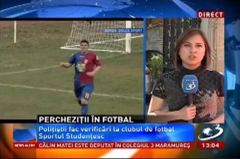 Percheziţii la clubul de fotbal Sportul Studenţesc