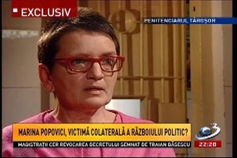 Marina Popovici: De fapt CEDO nu te scoate de aici. Din închisoare nu te scoate nimeni