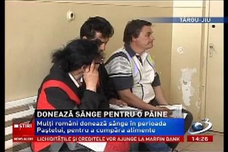 Oamenii donează sânge pentru a avea ce pune pe masa de Paşte