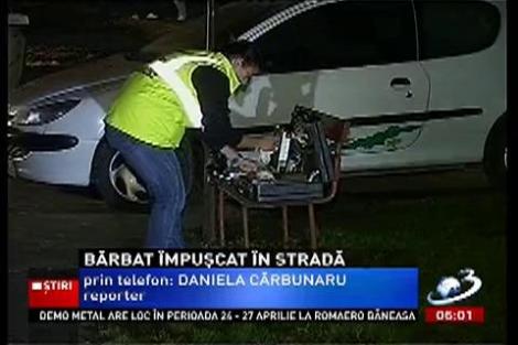 Un bărbat din Frumușani a fost împușcat în abdomen, în plină stradă