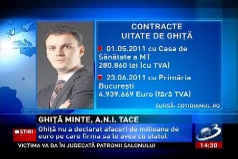 Ghiţă minte, A.N.I. tace
