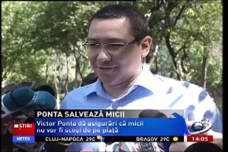 Victor Ponta: Micii nu vor fi interzişi