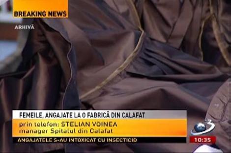 100 de angajate ale unei fabrici de confecţii au ajuns la spital cu intoxicaţie