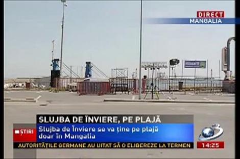 Slujba de Înviere, pe plaja din Mangalia