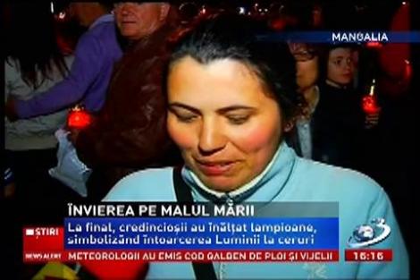 Slujba de Înviere, pe plaja din Mangalia