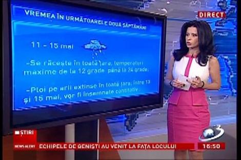 Prognoza meteo în următoarele două săptămâni