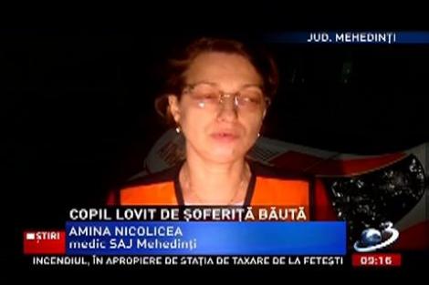 O şoferiţă beată a lovit mortal o fetiţă de şapte ani