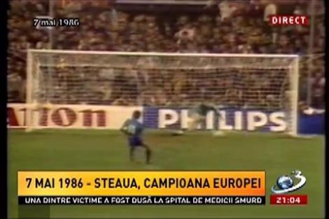 7 mai 1986 - Se împlinesc 27 de ani de când Steaua devenea campioana Europei
