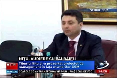 Niţu, audiere cu bâlbâieli